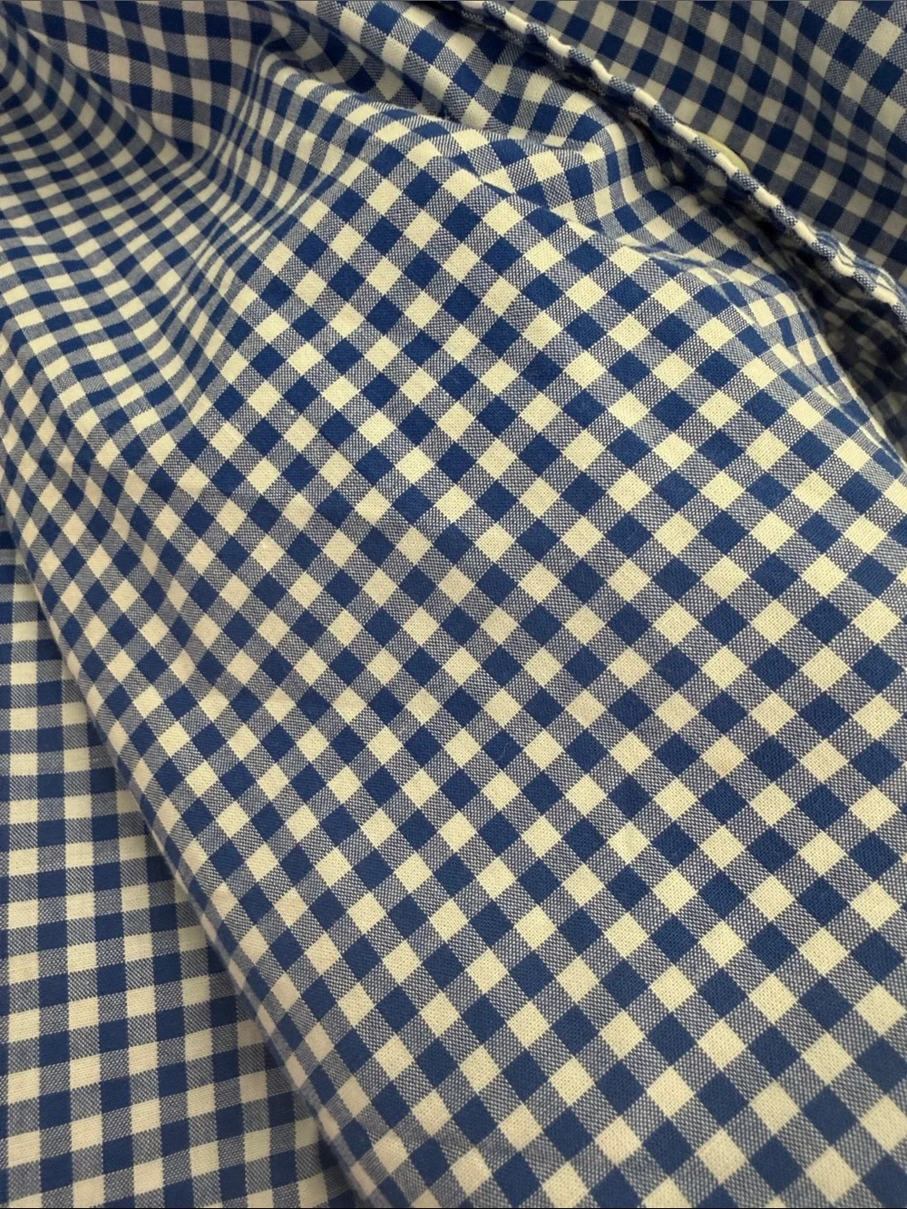 Ralph Lauren Kids Blue and White Gingham Button-Down Shirt
